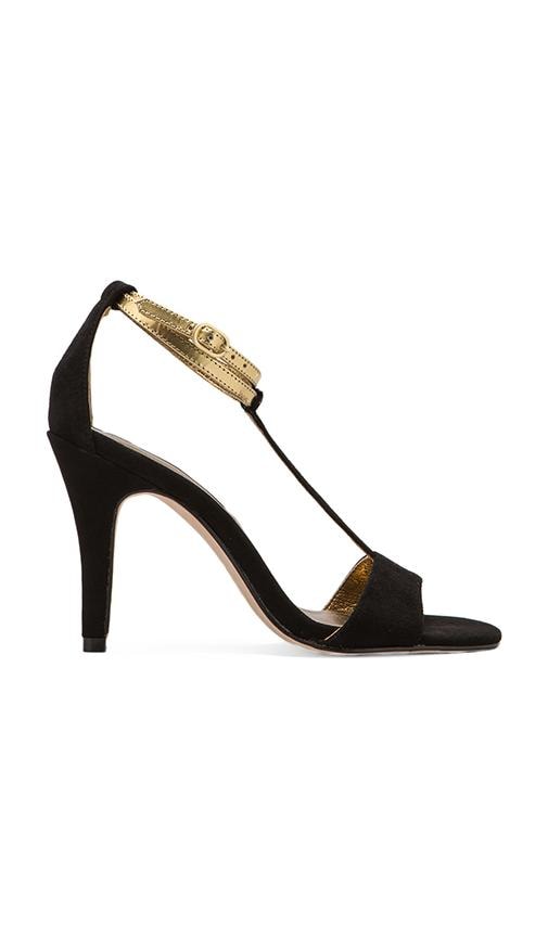 Cynthia Vincent Makya Suede T-Strap