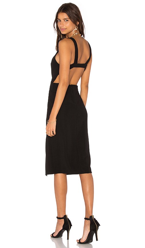 strappy back midi dress