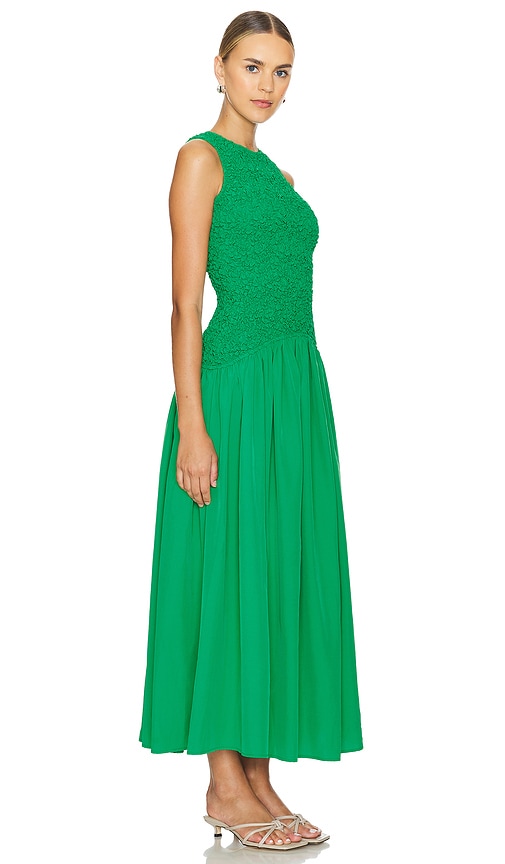 Shop The Wolf Gang Marisol Maxi Dress In Green