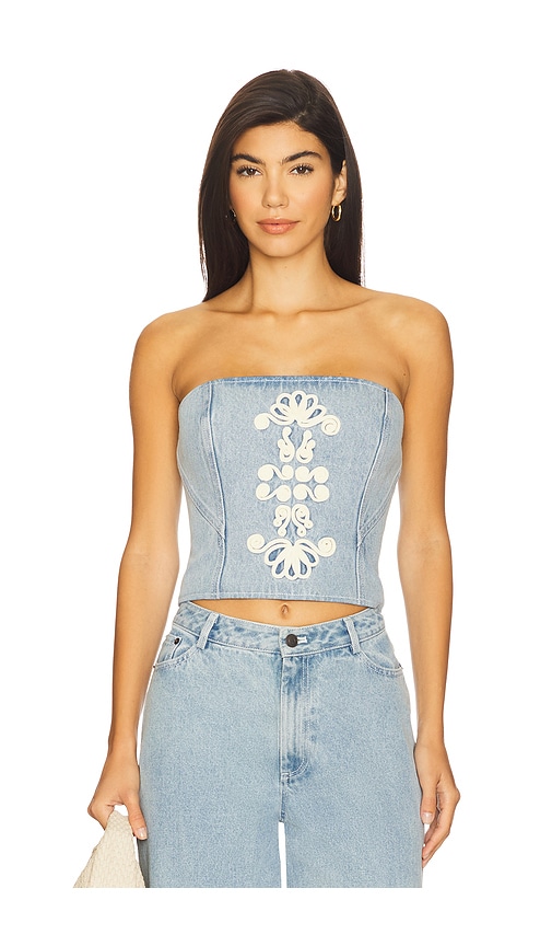 El Toro Bustier in Blue. - size S (also in L, M, XS)
