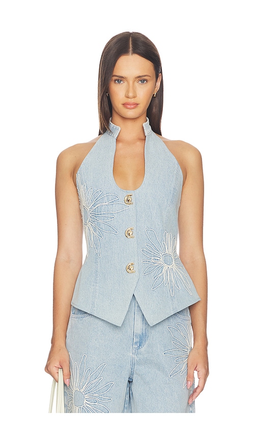The Wolf Gang Amana Denim Vest - Women's Clothing
