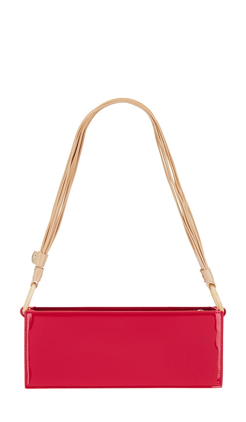 Shop The Wolf Gang Ida Whipstitch Shoulder Bag In Red