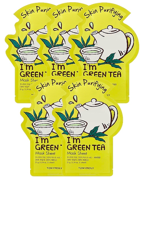 MÁSCARA DE LA HOJA I'M GREEN TEA SHEET MASK