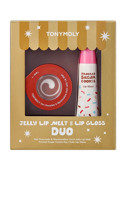 Tonymoly Jelly Lip Melt & Lip Gloss Key Chain Duo
