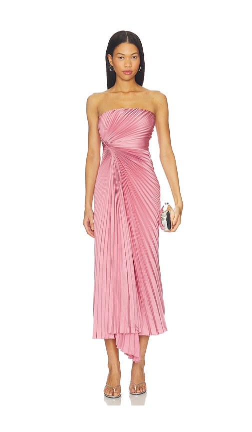 strapless open back dress Sadie Spaghetti Strap Fitted Bridesmaid Dress main image 0