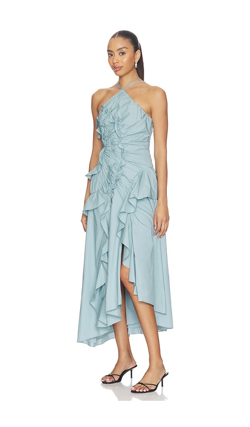  Amur Kleid Ottavia In Blue. Größe 00. Also In 0, 2, 8, 12. 