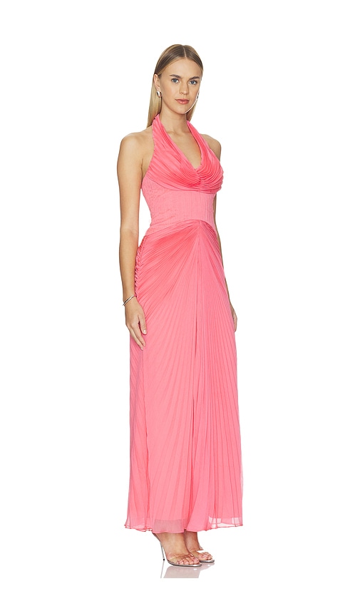 AMUR Enly Pleated Ruched Gown | Thumbnail 2