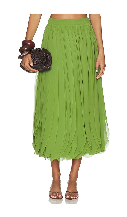 Rylan Maxi Skirt in Green. - size 8 (also in 4, 6)