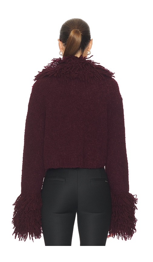  Amur Strick-top Lilia In Burgundy. Größe S. Also In Xs, M, L, Xl. 
