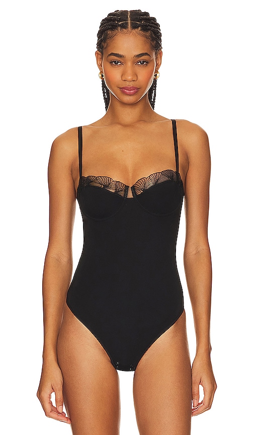 Shop Undress Code Kiss And Tell Bodysuit In Black