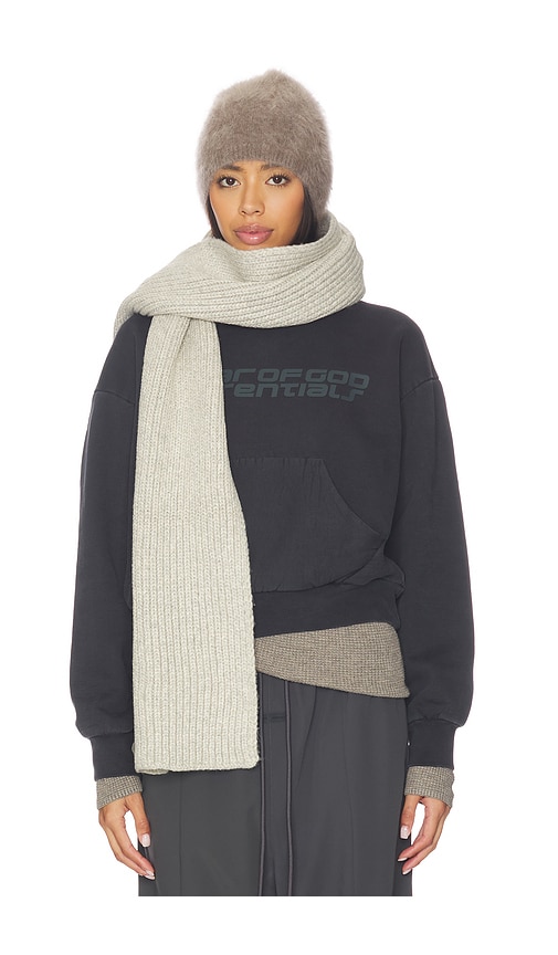 UGG Chunkuy Rib Scarf in Light Grey | REVOLVE