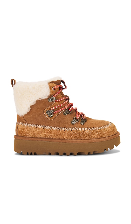 UGG Classic Alpine Lace-up Boot in Chestnut