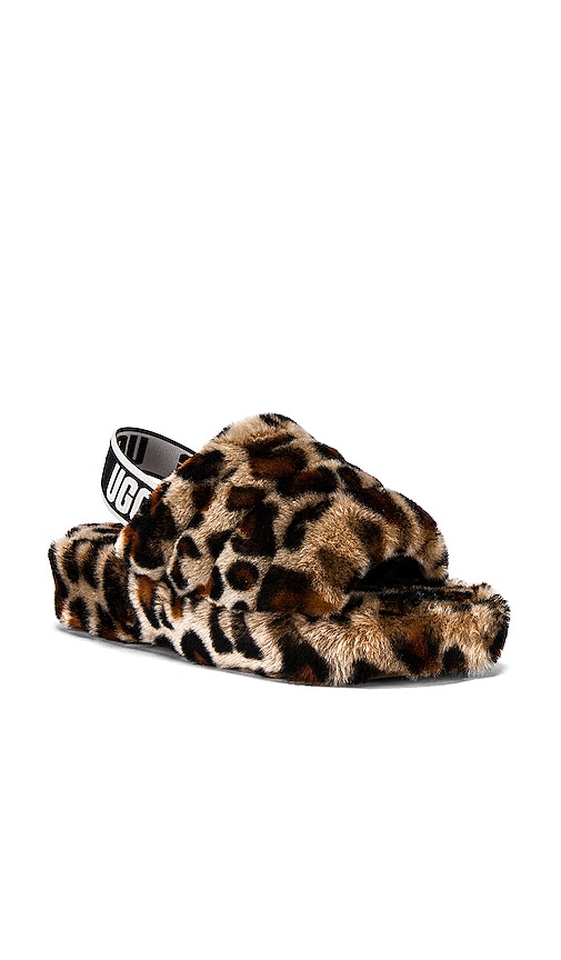 ugg fluff yeah leopard