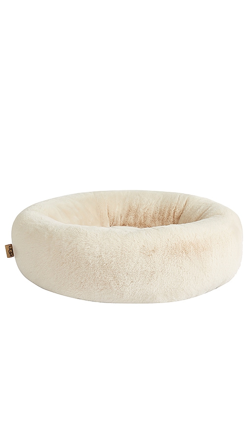 UGG Home Euphoria Large Round Pet Bed in Bone