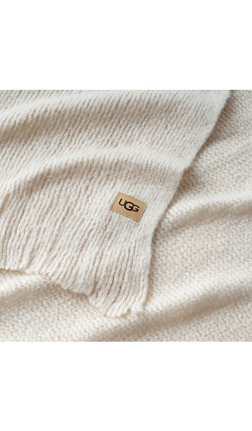  Ugg Home Margot Throw Blanket In Cream. 