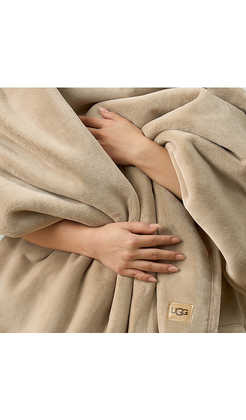 Ugg Home Coco Throw Blanket In Yellow