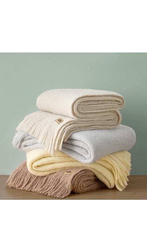  Ugg Home Margot Throw Blanket In Tan. 