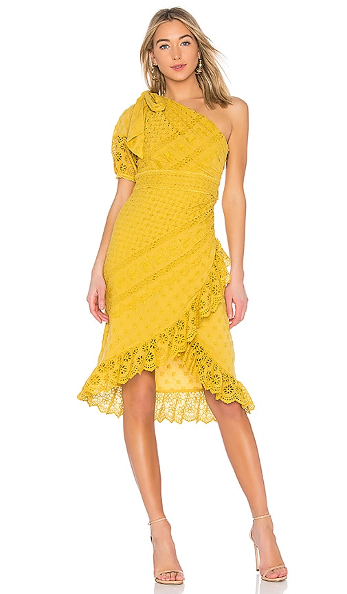 ulla johnson yellow dress