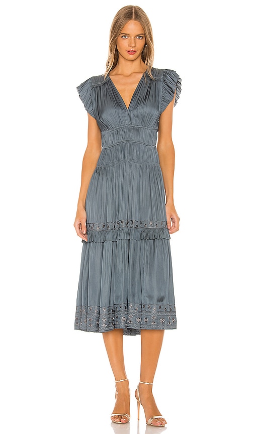 Ulla Johnson Claudia Dress in Slate REVOLVE