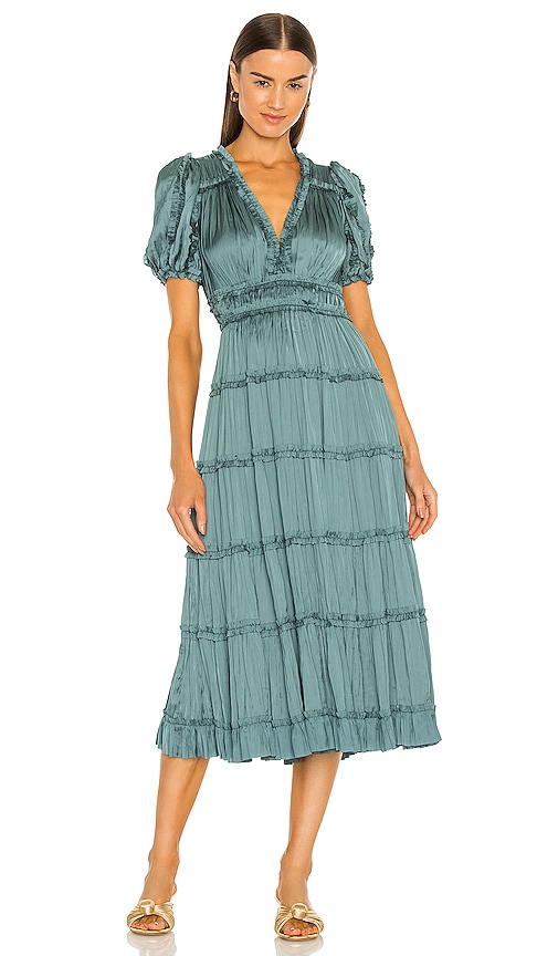Ulla Johnson Olivia Maxi Dress in Atlantic