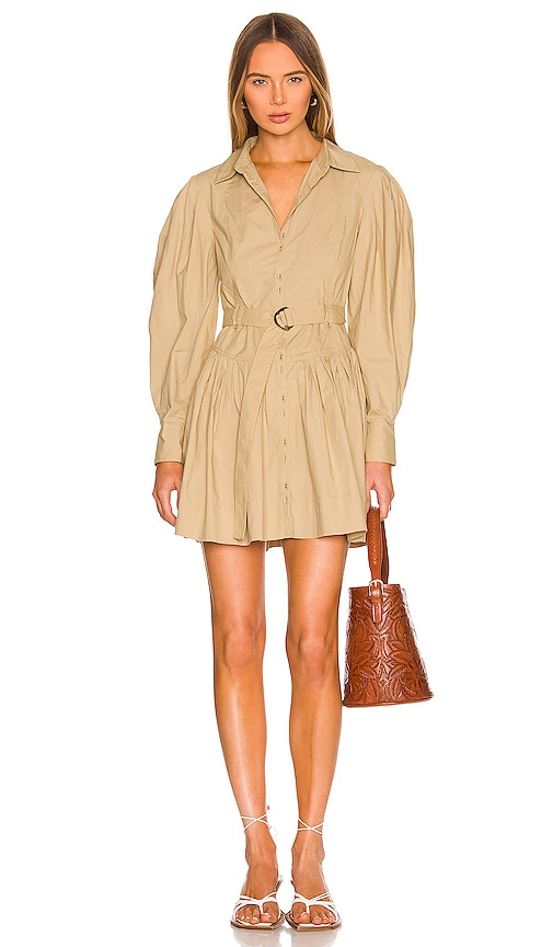 ulla johnson beige dress Ulla Johnson Silk-Blend Maxi Dress main image 0