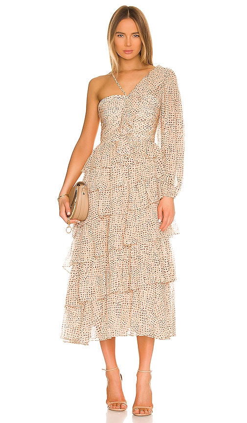 Ulla Johnson Hazel Dress in Leopard Ikat Dot | REVOLVE