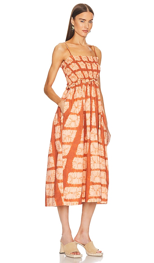 Shop Ulla Johnson Akshara Dress In Orange