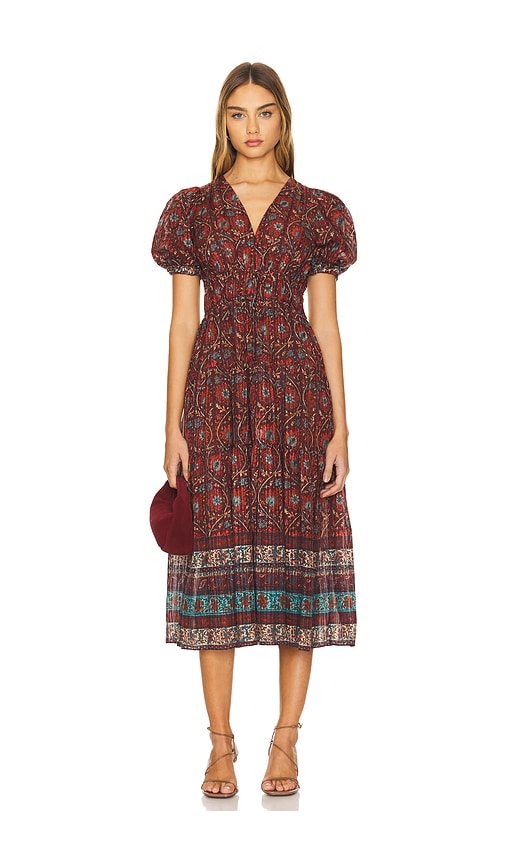 Shop Ulla Johnson Ilana Dress In 石榴红