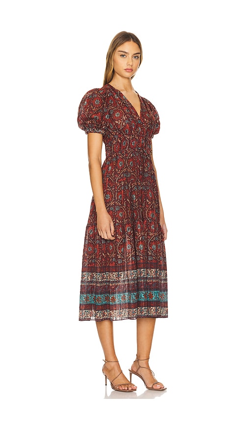 Shop Ulla Johnson Ilana Dress In 石榴红