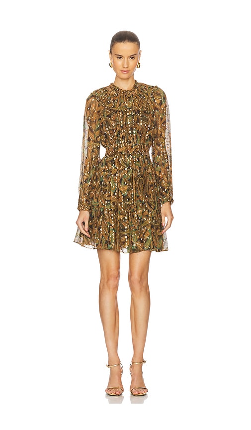 Shop Ulla Johnson Elisa Dress In Tiger's Eye