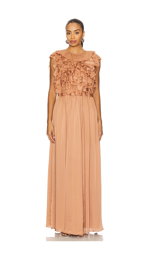 Ulla Johnson Byzantine Gown In Pink