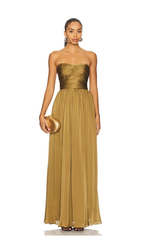 Ulla Johnson Anastasia Gown In Brown