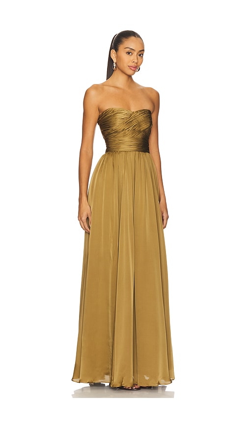 Ulla Johnson Anastasia Gown In Brown