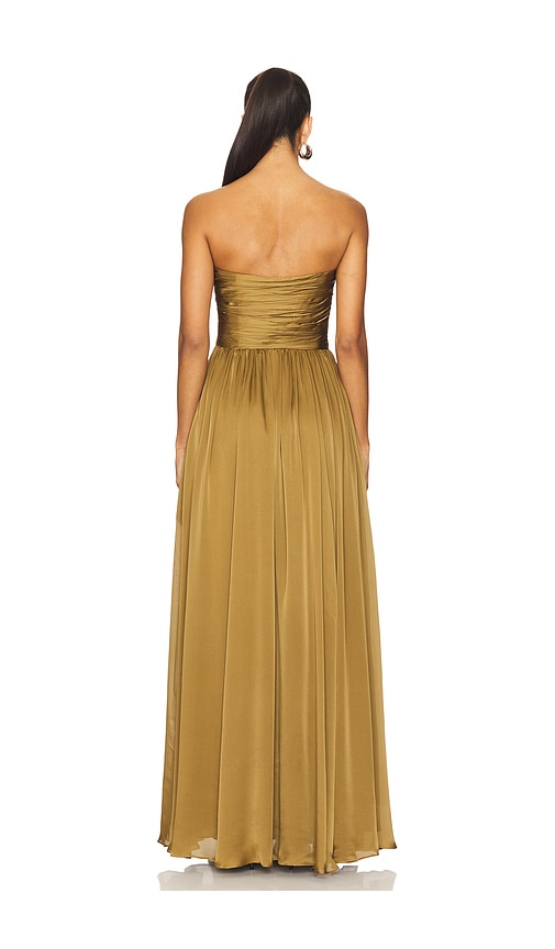 Ulla Johnson Abendkleid Anastasia In Olive. Größe 10. Also In 12. 