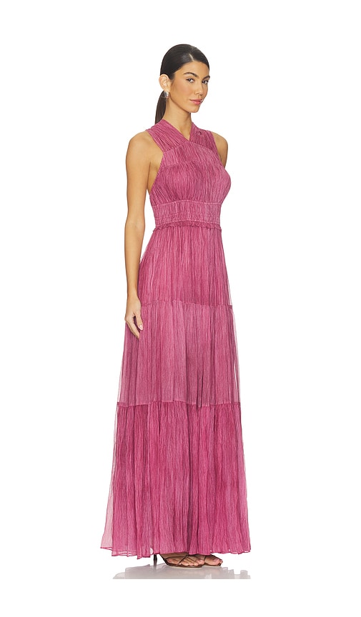 Ulla Johnson Freesia Silk Chiffon Gown In Pink