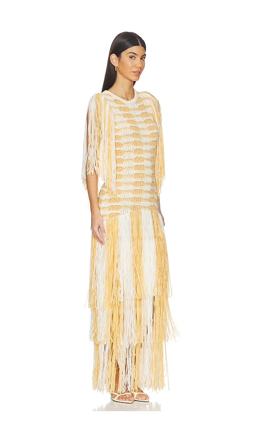 Ulla Johnson Silvia Fringe Knit Dress