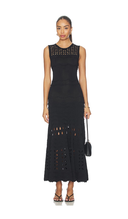 Ulla Johnson Lakshmi Eyelet Knit Dress