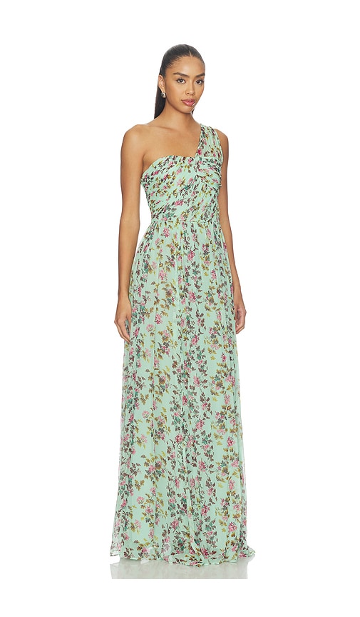 Ulla Johnson Aureline Silk One Shoulder Gown | Thumbnail 2