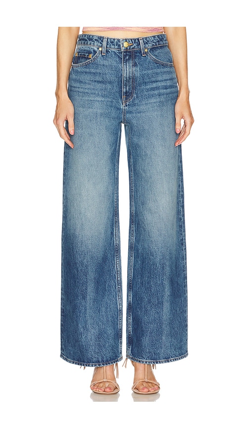 Shop Ulla Johnson The Willow Wide Leg In Blue