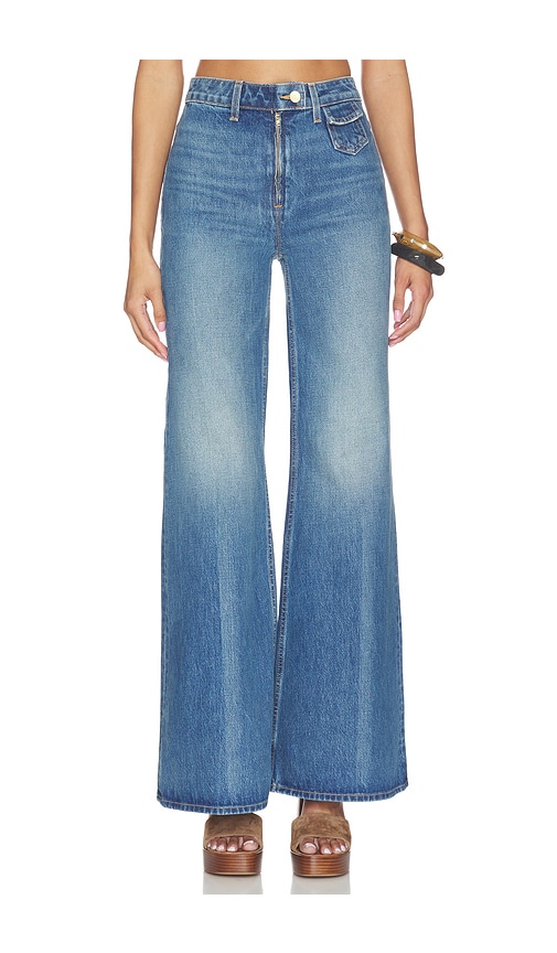 Ulla Johnson Odelia Flared Jeans In Multi