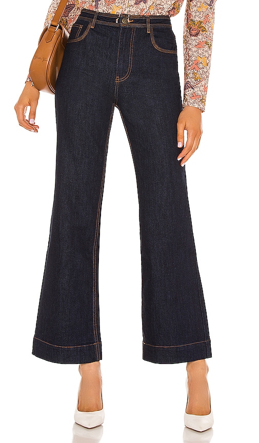 Ulla Johnson Theo Jean in Dark Denim