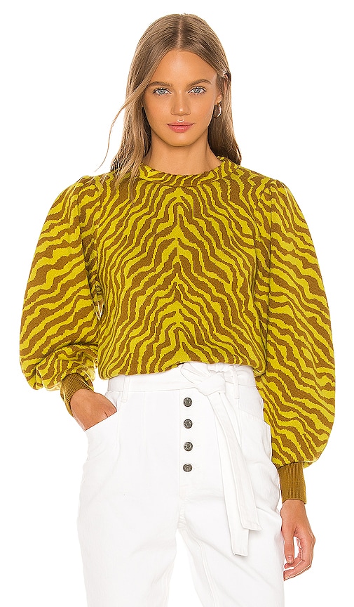 Ulla Johnson Massey Pullover in Citrine | REVOLVE