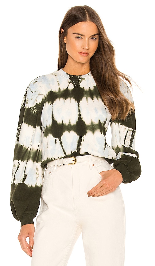 Ulla Johnson Graham Pullover In Military Tie Dye | ModeSens