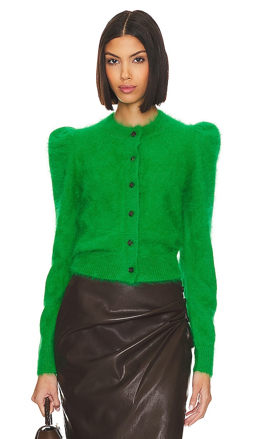 Ulla Johnson Aisha Cardigan in Emerald REVOLVE