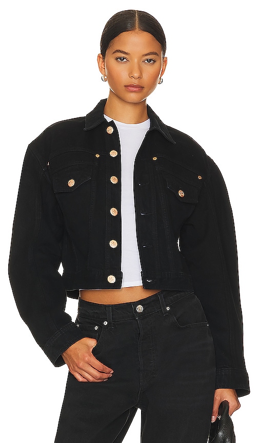 Ulla Johnson Cosette Jacket in Noir Wash