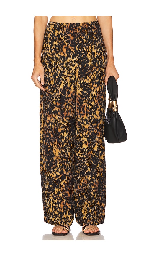 Ulla Johnson Carine High Waisted Pant In Brown