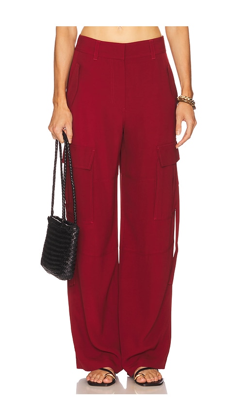 Ulla Johnson Pax Mid Rise Pants In Purple