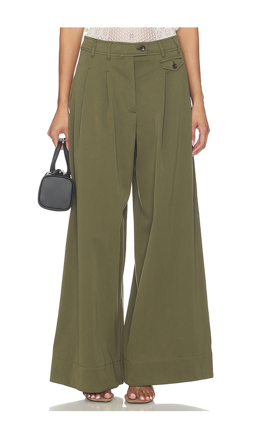 Ulla Johnson Motherwell Wide Leg Trouser Pants