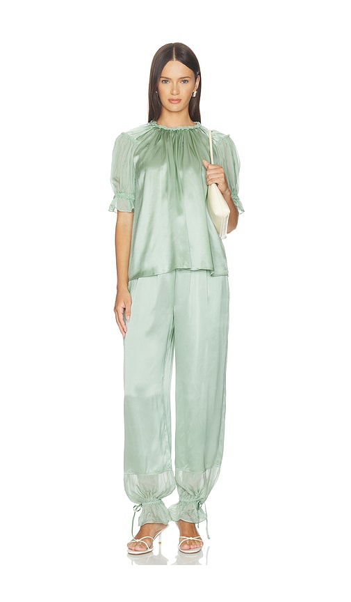 Ulla Johnson Camile Silk Cinched Pant | Thumbnail 5 Ulla Johnson Camile Silk Cinched Pant | Thumbnail 5