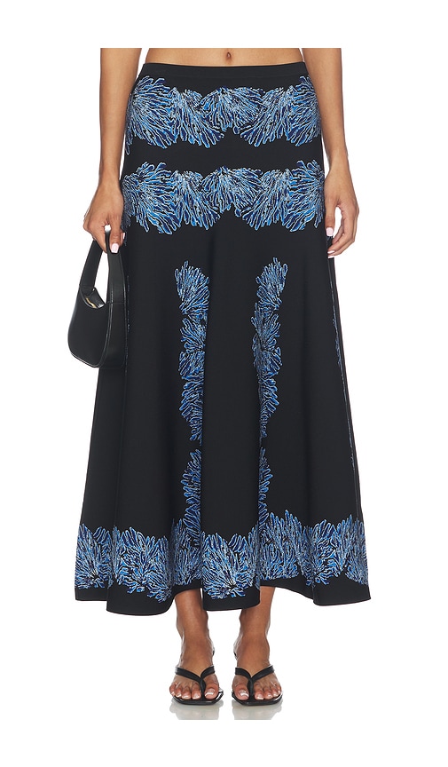 Ulla Johnson Alessia Knit Jacquard Skirt